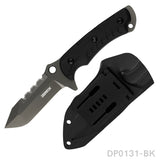 9.5 Inch Heavy Duty Fixed Blade Survival Knife Titanium Coated With K-Sheath