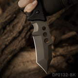 9.5 Inch Heavy Duty Fixed Blade Survival Knife Titanium Coated With K-Sheath