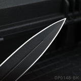 Fixed Blade Knife with 4.7in Dual Edge Blade and PP Handle for Outdoor Activities