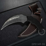 Fixed Blade Knife with Sheath Cord For Outdoor Camping, Hiking, Adventure