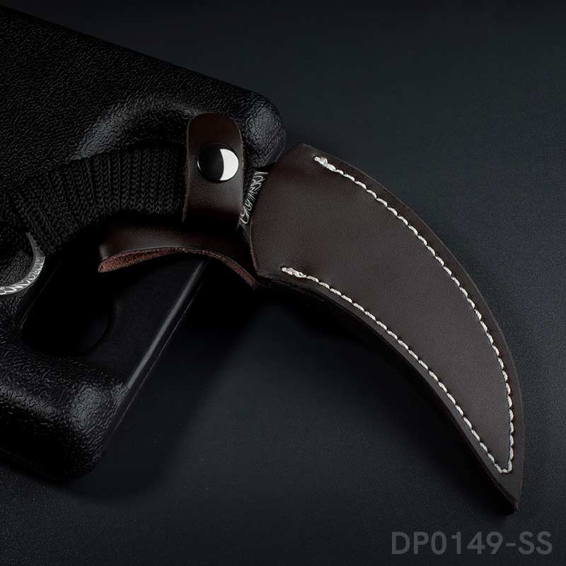 Fixed Blade Knife with Sheath Cord For Outdoor Camping, Hiking, Adventure