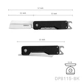 Sheepsfoot Small Money Clip Pocket Knife with Bottle Opener – Compact EDC Multi-Tool