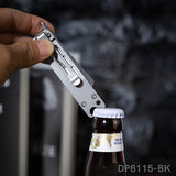 Sheepsfoot Small Money Clip Pocket Knife with Bottle Opener – Compact EDC Multi-Tool