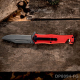 Full Metal National Flag Design Folding Knife with Titanium Coating