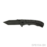 Pocket Folding Knife with Stonewashed Blade and G10 Handle