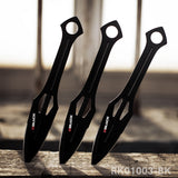 RBLACK 3Pcs Combat Throwing Knife Set with Sheath