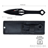 RBLACK 3Pcs Combat Throwing Knife Set with Sheath