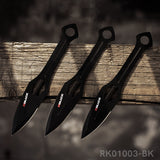 RBLACK 3Pcs Combat Throwing Knife Set with Sheath