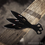 RBLACK 3Pcs Combat Throwing Knife Set with Sheath
