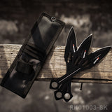 RBLACK 3Pcs Combat Throwing Knife Set with Sheath