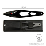 RBLACK Well-balanced Throwing Knife Set with Nylon Sheath
