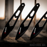 RBLACK Well-balanced Throwing Knife Set with Nylon Sheath