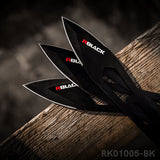 RBLACK Well-balanced Throwing Knife Set with Nylon Sheath