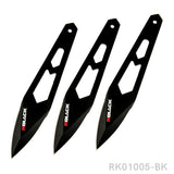 RBLACK Well-balanced Throwing Knife Set with Nylon Sheath