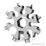 18 in 1 Stainless Steel Snowflake Multi-Tool, Screwdriver and Christmas Gift