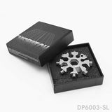 18 in 1 Stainless Steel Snowflake Multi-Tool, Screwdriver and Christmas Gift