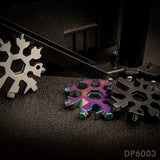 18 in 1 Stainless Steel Snowflake Multi-Tool, Screwdriver and Christmas Gift