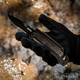Tactical Folding Pocket Knife Multitools with LED Light, Seatbelt Cutter and Window Glass Breaker - Dispatch Outdoor Life