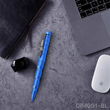 Tactical EDC Pen with Tungsten Steel Glass Breaker, Aluminum Body, Compatible with Parker Style Refills
