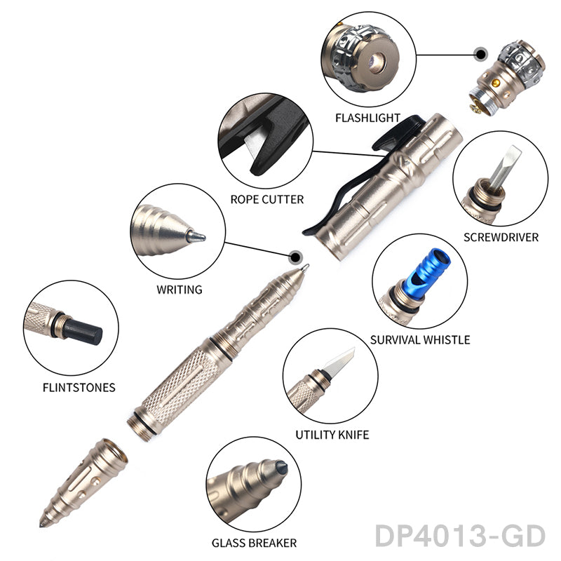 Tactical & EDC Knife Pen Gifts for Men & Women with Tungsten Tactical Tip