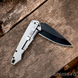 4.5" Patriotic EDC Folding Knife - 3D Printed Flag Eagle Flipper Pocket Knife