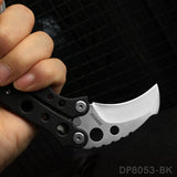 Claw Knife with G10 Handle and Pocket Clip for Everyday Carry